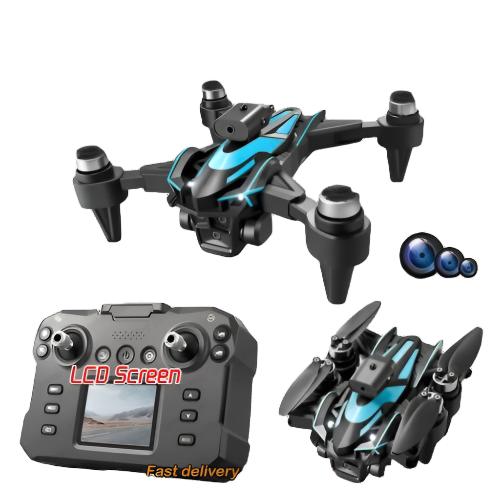 K12 Max Drone - 8K HD Camera, LCD Screen, Brushless Motor, Obstacle Avoidance, Foldable Quadcopter RC Toy