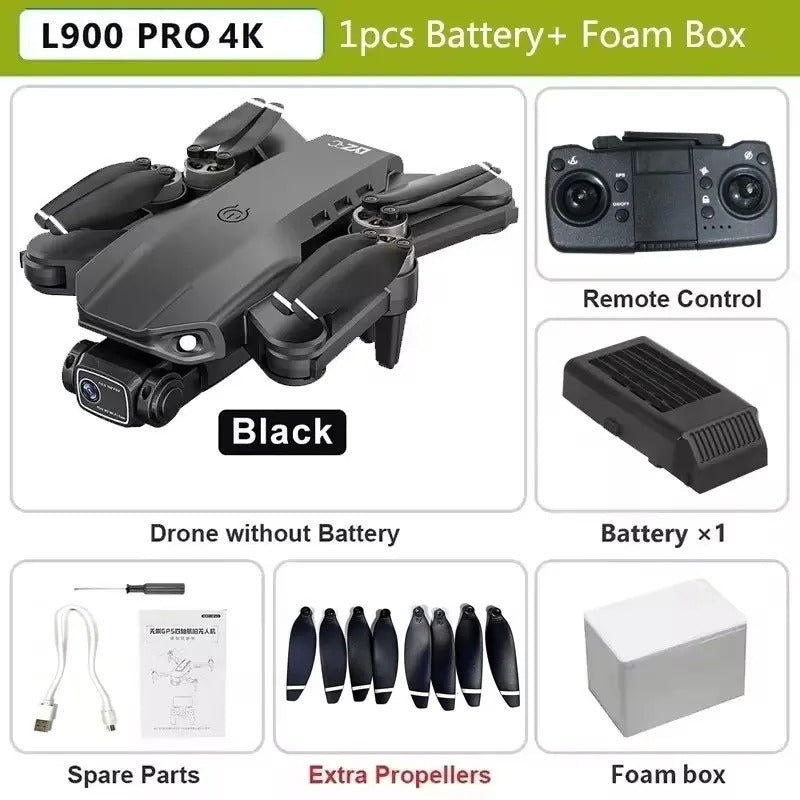 Pro MAX GPS Drone - 4K Dual Camera, 5G WiFi, 360° Obstacle Avoidance