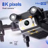 Mini Drone 5G 8K HD Dual Camera GPS FPV with 5-Sided Obstacle Avoidance