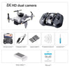 Mini Drone 5G 8K HD Dual Camera GPS FPV with 5-Sided Obstacle Avoidance